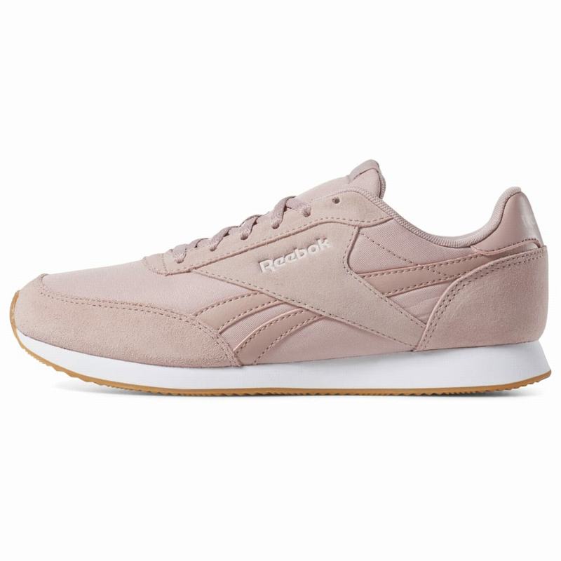 Reebok Royal Clean Jogger Shoes Womens Rose/Grey/White India FS8087RM